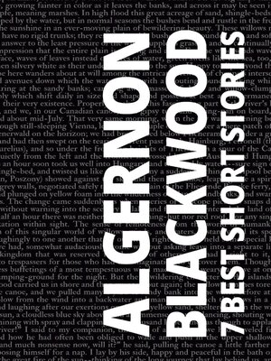 cover image of 7 Best Short Stories by Algernon Blackwood